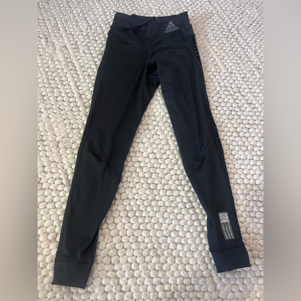 Sleek Black Women's Leggings OTR P . BLUE W